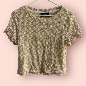 Cider Vintage Style Floral Top